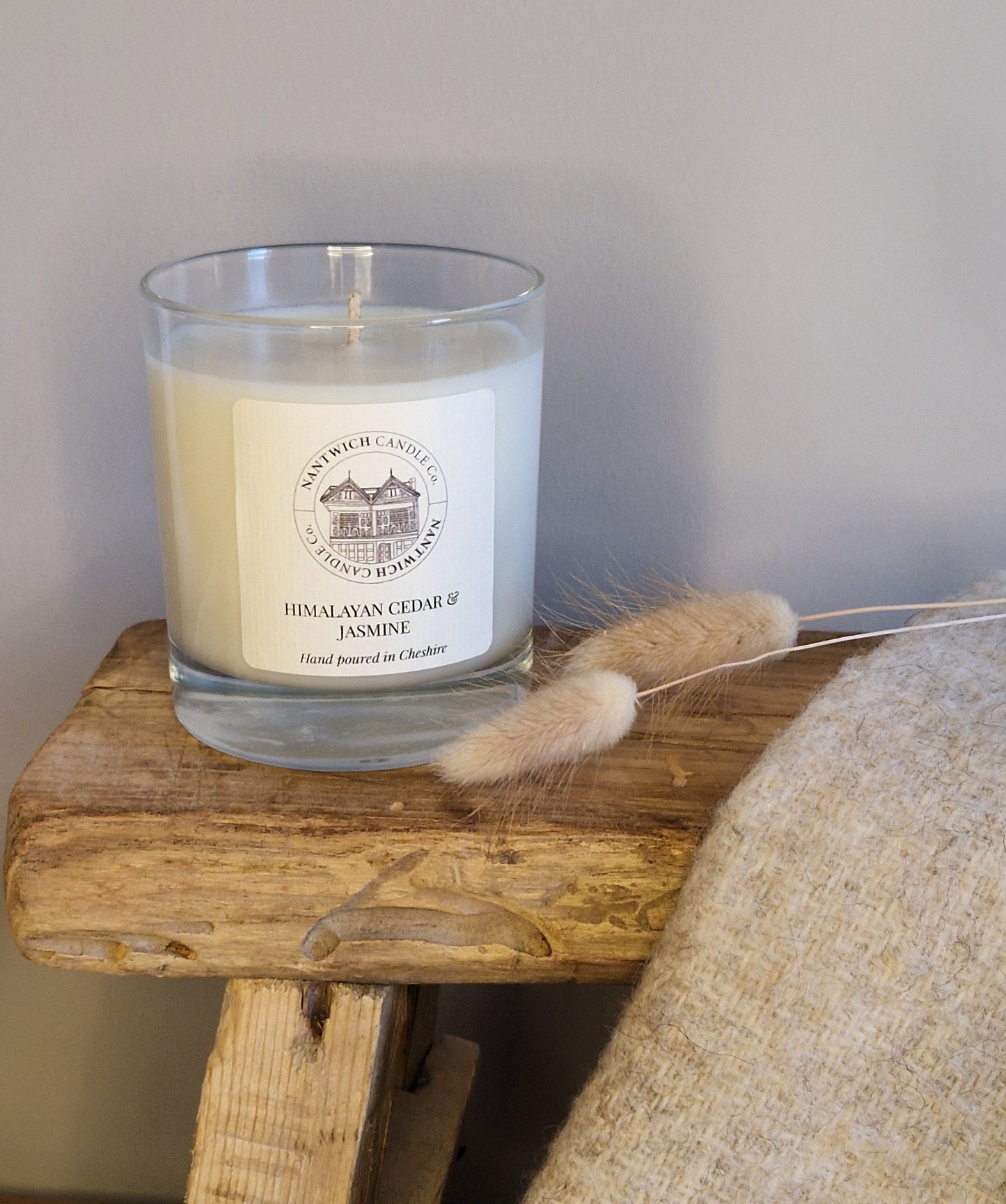 Himalayan Cedar & Jasmine Soy Wax Candle