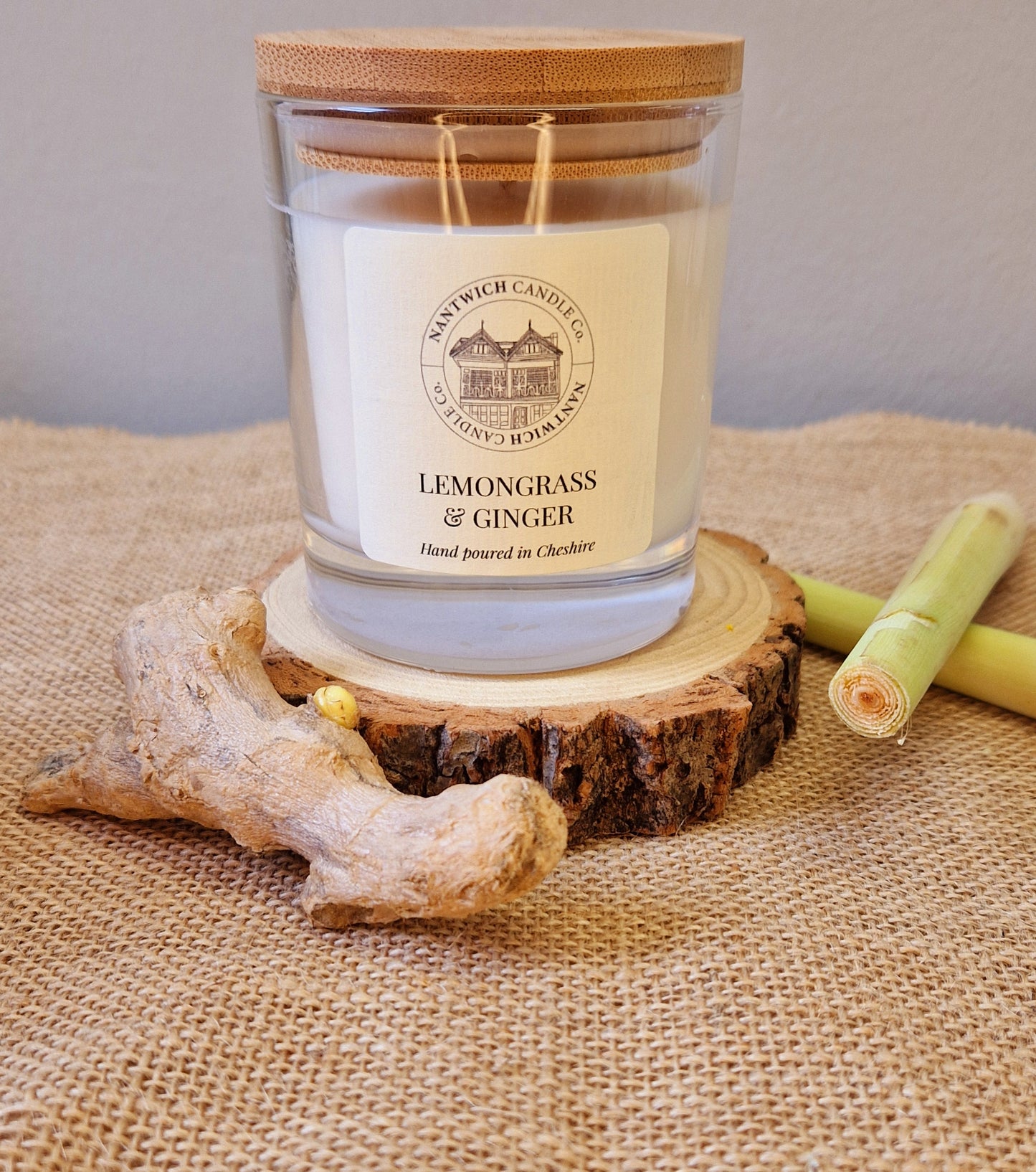 Lemongrass & Ginger Soy Wax Candle