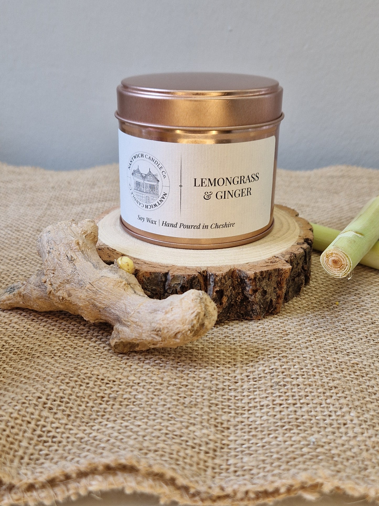 Lemongrass & Ginger Soy Wax Candle