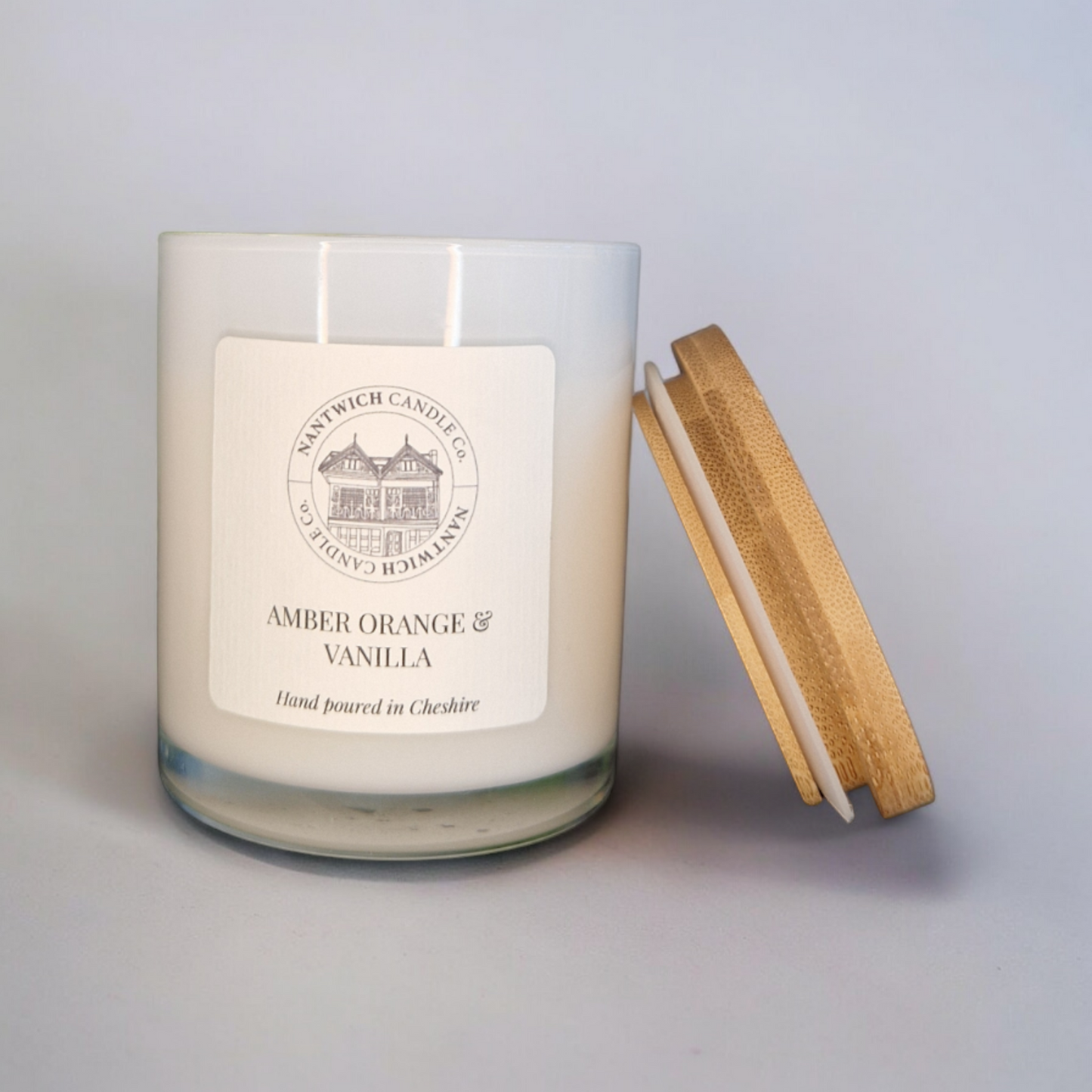 Amber Orange & Vanilla Soy Wax Candle