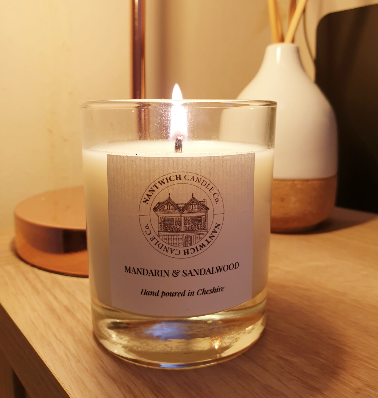 Mandarin & Sandalwood Soy Wax Candle