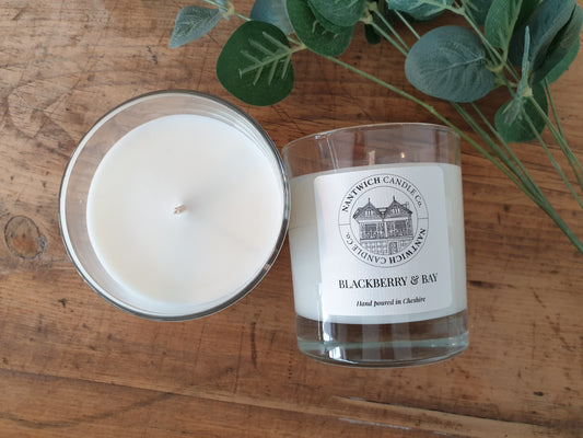 Blackberry & Bay soy wax candle